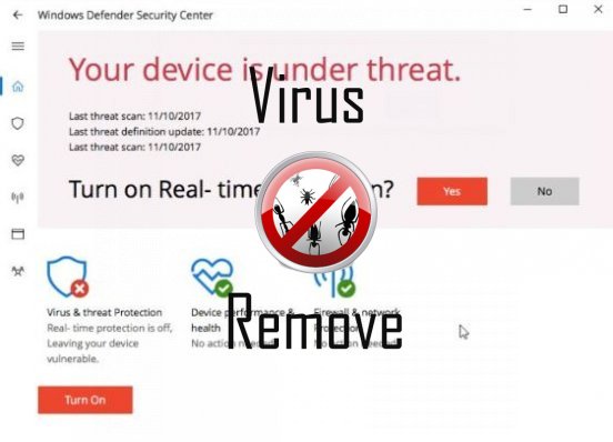 your device is under threat